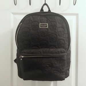 Betsey Johnson Black Skull Backpack 🖤💀